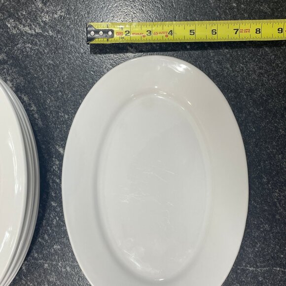 SOLD - Williams Sonoma Oval 11 1/2 inch Steak Plate Chop Plate, 2 Plates, - Picture 9 of 10